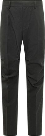 Dsquared2 Wool Chino Pants - Heren - Straight fit broeken - Zwart - L - Wol - Broeken
