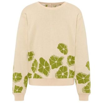 Tranquillo Lockerer Jaquard-Pullover Pullover f&uuml;r Damen | beige