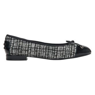 Estro & Luminara Black & White Ballet Flats - female - Estro - Ballerina Shoes - Black - 4 UK - Shoes