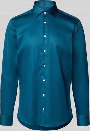 Seidensticker Regular Fit Business-Hemd mit Kentkragen Modell New in Petrol, Größe 38