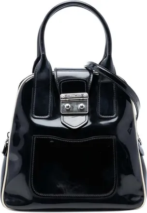 Miu Miu Pre-owned Miu Miu Patent Satchel Ladies M5P6PEVNDEKIF4CK