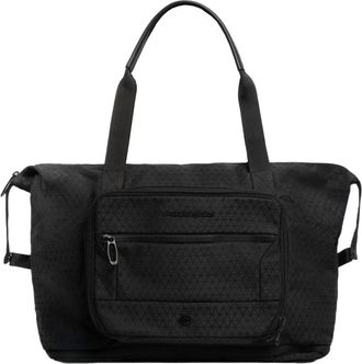 Piquadro Opvouwbare Reistas - Heren - Weekendtassen - Zwart - ONE Size - Leer - Tassen