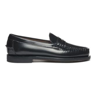 Sebago Handcrafted Leather Moccasin for Women - female - Sebago - Loafers - Black - 5 UK - Shoes