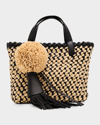 Ulla Johnson Raffia Mini Crossbody Bag