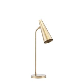 House Doctor L&aacute;mpara de mesa en lat&oacute;n dorado