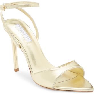 Tony Bianco Molly Sandal in Gold Nappa Metallic at Nordstrom, Size 6.5