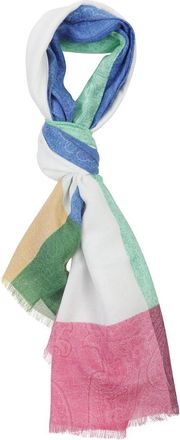 Etro Patroon Sjaal - Dames - Sjaals - Veelkleurig - ONE Size - Accessoires