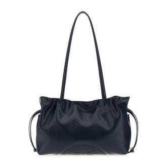 Tory Burch Dames, Tassen, Blauw, Maat: ONE Size Katoen