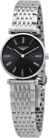 Longines La Grande Black Dial Stainless Steel Unisex Watch L42094516