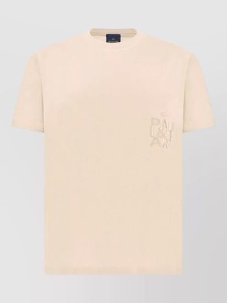 Paul & Shark jersey t shirt bold embroidery cotton