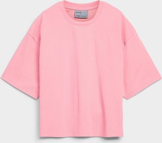 Djab Mens Solid cropped T-shirt Oversized fit