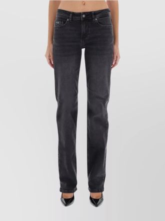 Versace Jeans Couture five-pocket trousers with belt loops design