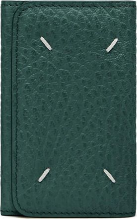 Maison Margiela embossed grainy leather key chain - unisex - Calf Leather - One Size - Green