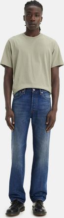 Levi's Heren 501 Originele Crash Courses Jeans (Blauw)