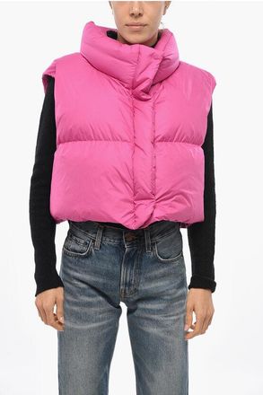 Bacon Crop RAMON Down Vest with Hidden Buttoning size S