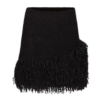 Nina Ricci Dames, Rokken, Zwart, Maat: L Wol