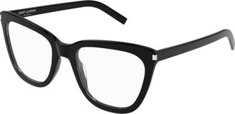 Saint Laurent Demo Cat Eye Ladies Eyeglasses SL 548 SLIM OPT 001 55