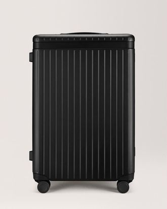Carl Friedrik The Check-in Suitcase in Black /Black at Nordstrom