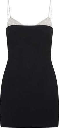 DAVID KOMA Abito corto con decorazione - Nero