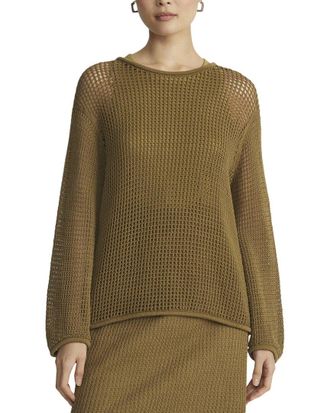 Lafayette 148 New York Open Stitch Voluminous Sleeve
