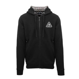 Aquascutum Heren Active Full Zip Hoodie (Zwart)
