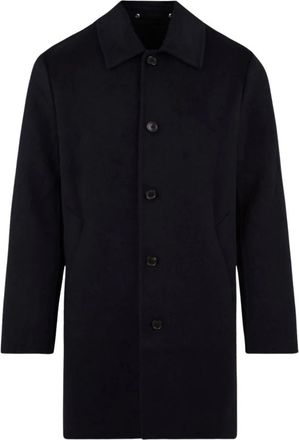 Paul Smith Cappotto in lana - - Coats - Uomo - Blu - S