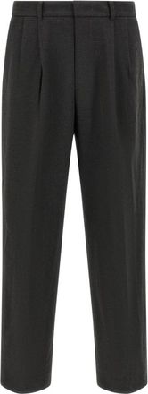 Dunst Double Pinch Broek - Heren - Nette broeken - Grijs - S - Polyester - Broeken