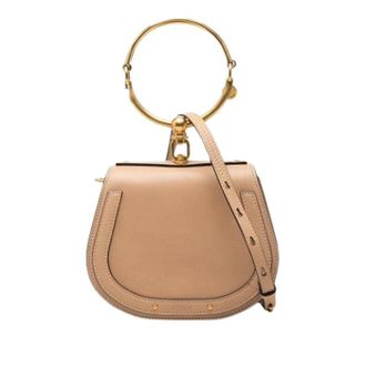 Chlo&eacute; Pre-owned The Nile - Dames - Vintage Mini Tas - Beige - ONE Size - Leer - Vintage