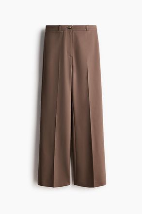 H&M Bootcut-Hose - Hellbraun
