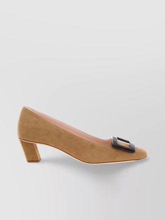 Roger Vivier suede belle vivier pumps