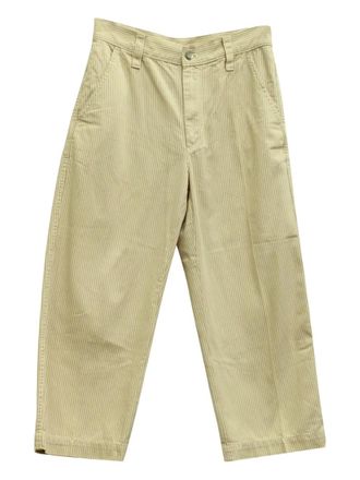 Marc Jacobs striped trousers - women - Cotton - 4 - Neutrals