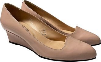 Tod's TodS Womens Leather Pointed Wedge (Authentic Pre-Loved)