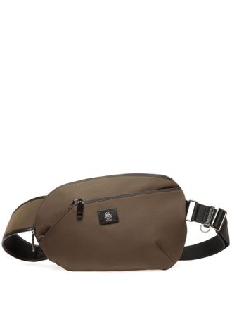 Bally x Adrien Brody logo-patch belt bag - Green