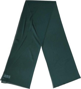 Dolce & Gabbana Zijden Sjaal Nekwikkel Stola - Dames - Zijden sjaals - Groen - ONE Size - Accessoires