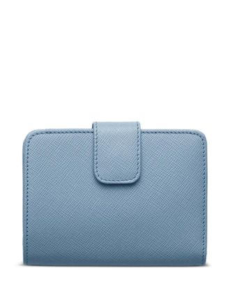Prada Portafoglio piccolo in pelle Saffiano - Blu