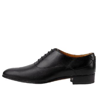 Gucci lace-up shoe with Double G Black Leather 719741-06F00-1000