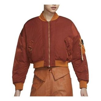 Air Jordan (WMNS) Air Jordan Flight Jacket Orange Brown CW6449-832