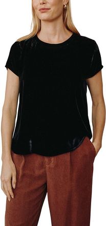 Bella Dahl Silk-Blend Crew T-Shirt
