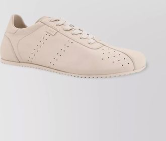 Ami leather sneakers low-top rubber sole