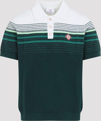 Casablanca Polo in maglia Casablanca a righe boucl&eacute;