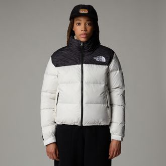 The North Face Womens Womens 1996 Retro Nuptse Jacket - White Nylon - Size X-Small