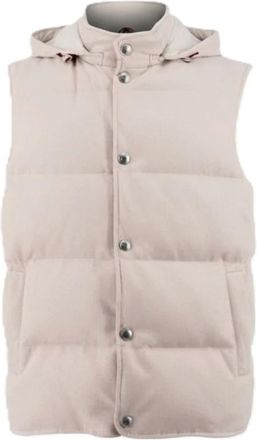 Eleventy Gilet trapuntato imbottito - - Jackets - Uomo - Beige - L