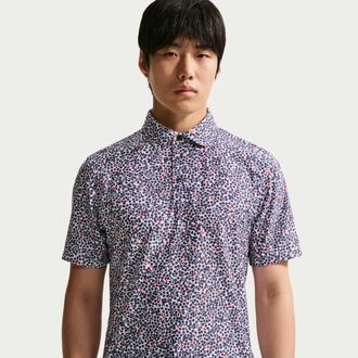 Nike Mens Tailored Performance Dri-FIT Golf Polo in Blue | IO2163-419