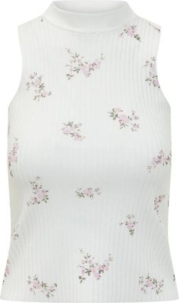 Msgm Top in Maglia - Dames - Tops zonder mouwen - Wit - S - Tops