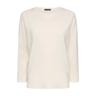 Elena Miro Dames, Truien, Wit, Maat: XL Nylon