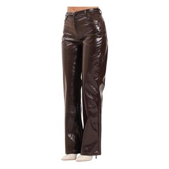 TPN Tpn, Dames, Broeken, Bruin, Maat: XS Poliester