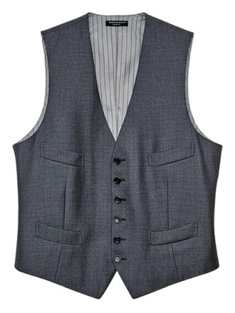 Tom Ford wool waistcoat - Grey
