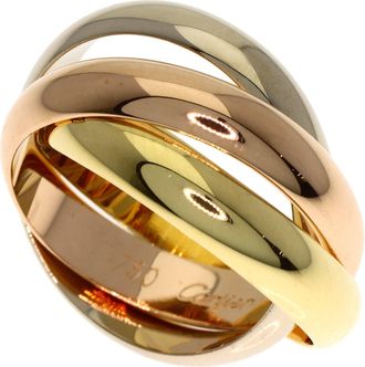 Cartier Trinity Yellow Gold (18K) Pink Gold (18K) White Gold (18K) Band Ring (Pre-Owned)