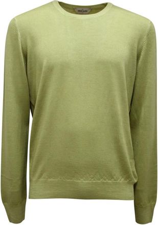 Gran Sasso Heren, Truien, Groen, Maat: XL Wol