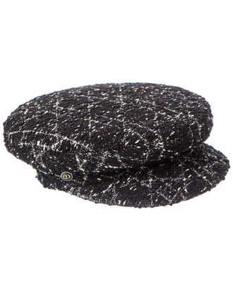 Dior Logo Leather Beret